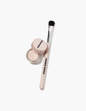 The Eye Detail Brush and Just A Sec in Linen by Jones Road Beauty